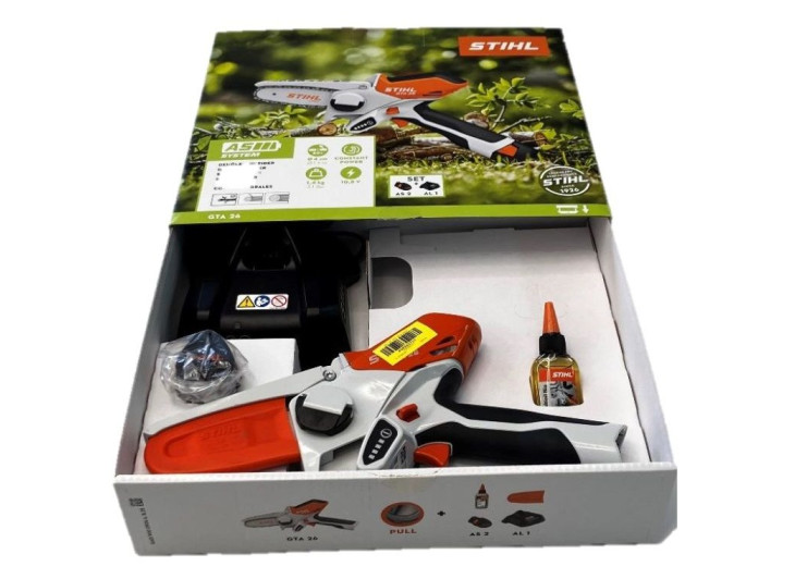 Акумуляторна ланцюгова міні-пила Stihl GTA 26 Set (Комплект) Акумуляторна ланцюгова міні-пила Stihl GTA 26 Set (Комплект)