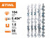 Шина Stihl Duromatic STRONG S 90 см, 1.6 мм (3/8", 0.404")