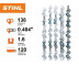 Шина Stihl Duromatic 120 см, 1.6 мм, 0.404"