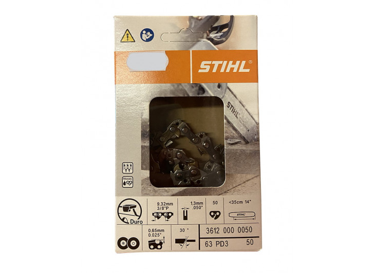 Ланцюг Stihl 63 PD3, 35 см, 1.3 мм, 50 ланок (з победитовою
